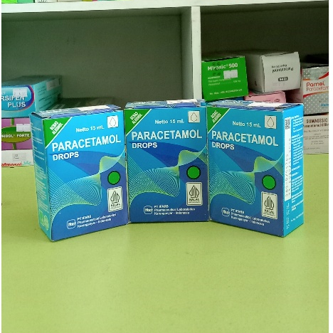 Paracetamol Drops Drop 15ml 15 ml Pamol ifars demam bayi dan anak