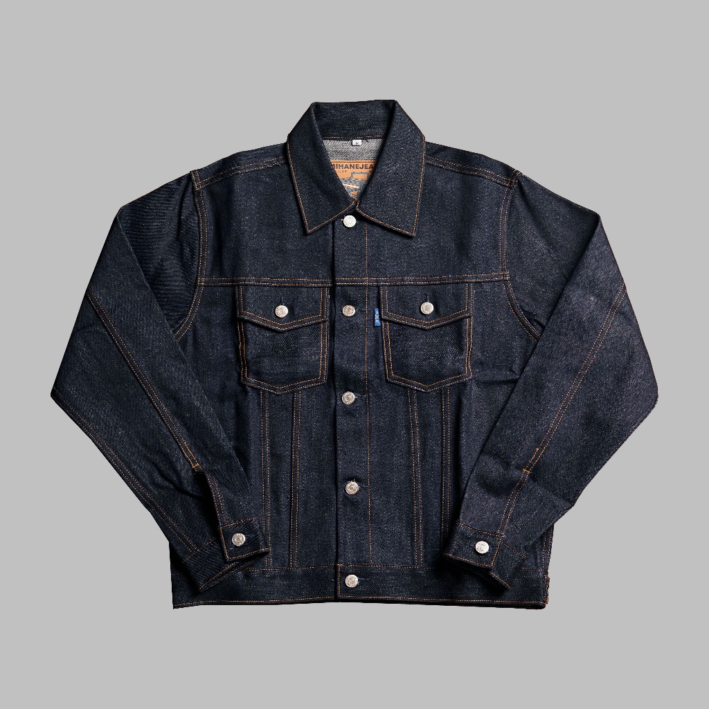Mihane Jeans - Jacket Pria Denim Selvedge - EXT Type III Red Line Selvedge 17.5oz Sanforized