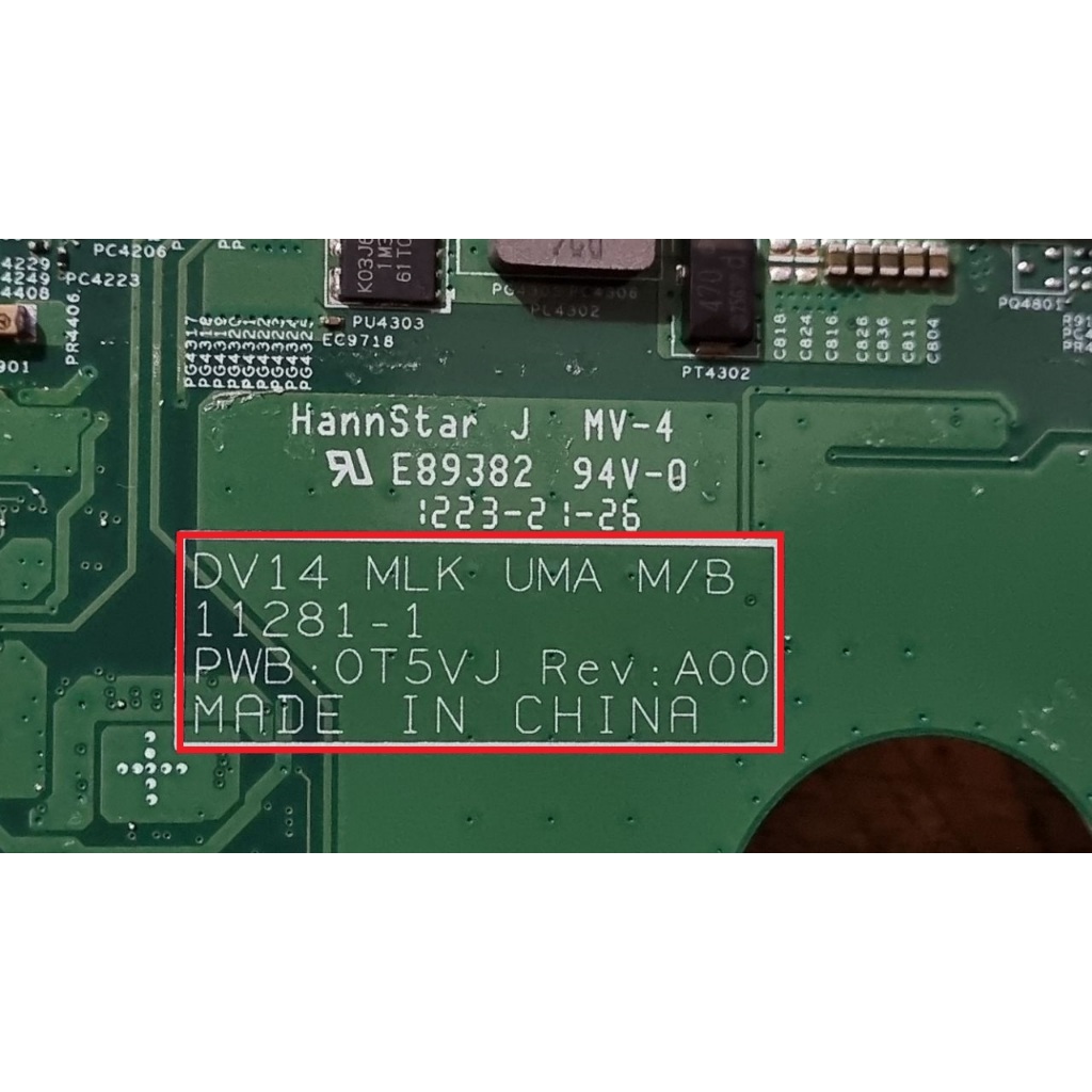 IC BIOS Dell Inspiron 3420 DV14 MLK UMA M/B 11281-1 PWB:0T5J Rev:A00