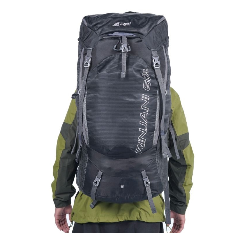 tas carrier arei rinjani 60L dapat raincover | original