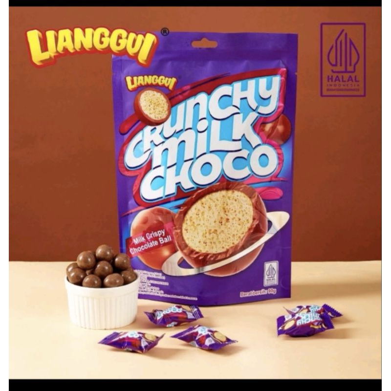 

LIANGGUI CRUNCHY MILK CHOCO 90 GRAM