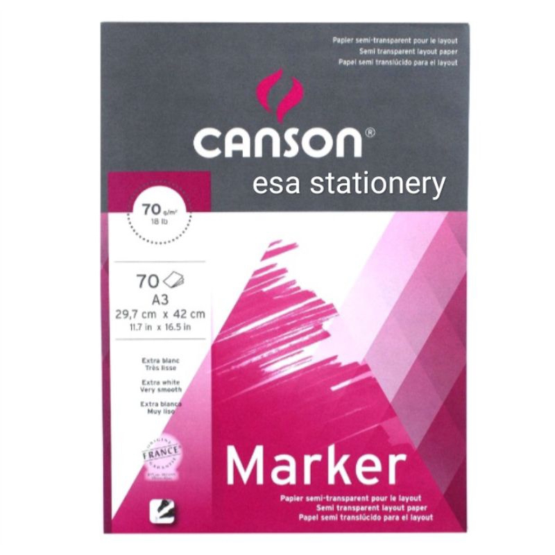 

Canson Marker 70S A3 70Gsm