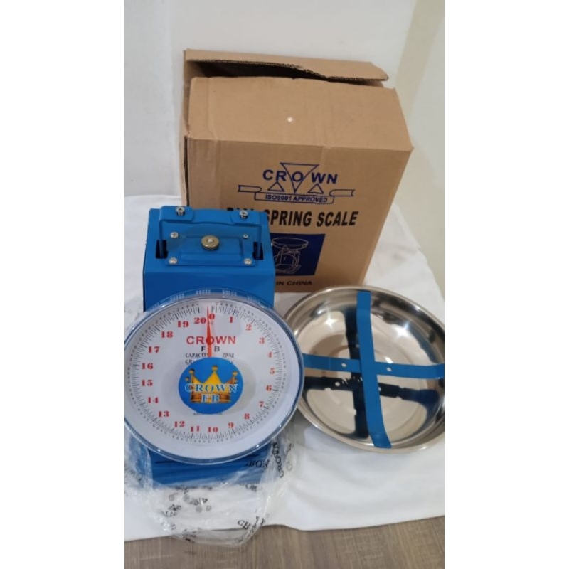 Timbangan besi merk Crown 20kg