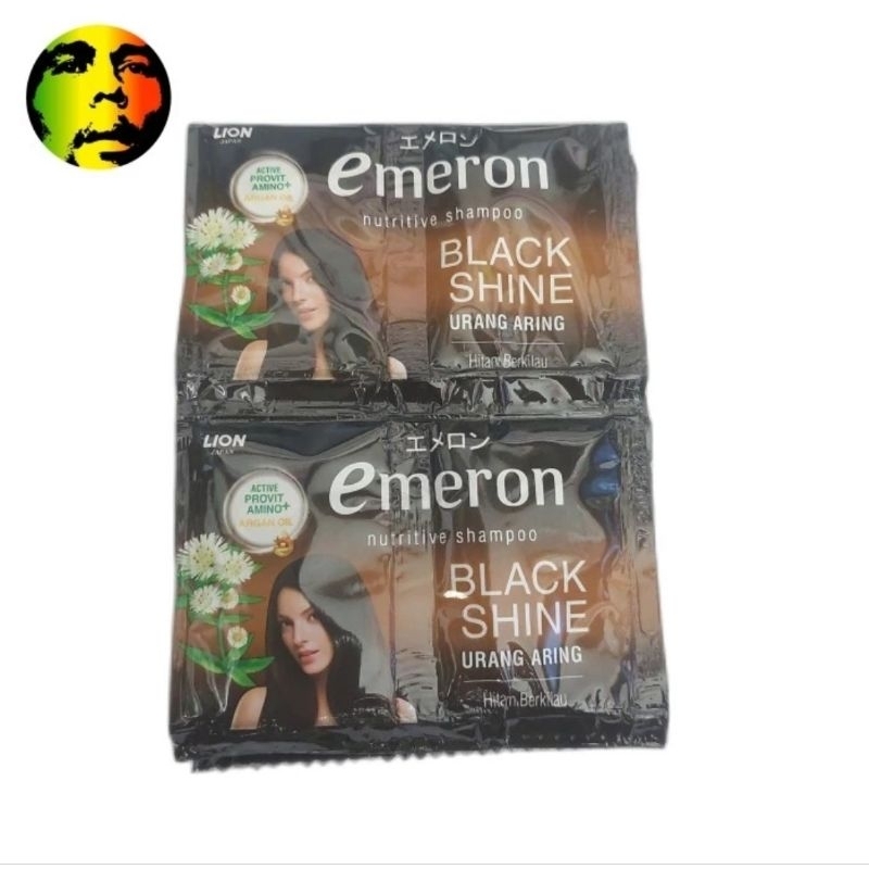 Emeron shampoo sachet 6 black shine