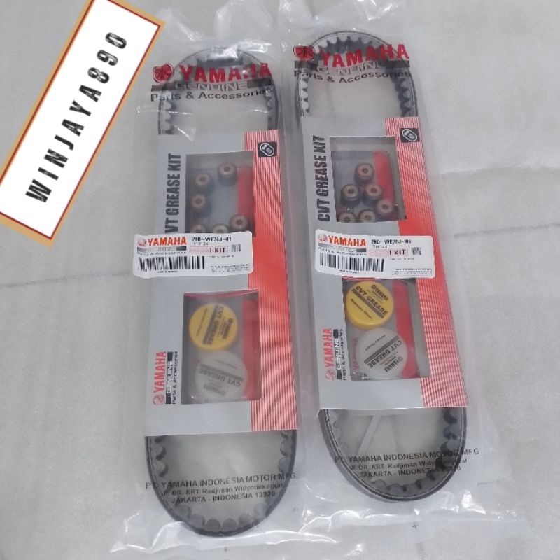 VAN BELT V-BELT KIT VAN BELT SET MIO SPORTY SMILE MIO SOUL KARBU FINO KARBU ORIGINAL YAMAHA