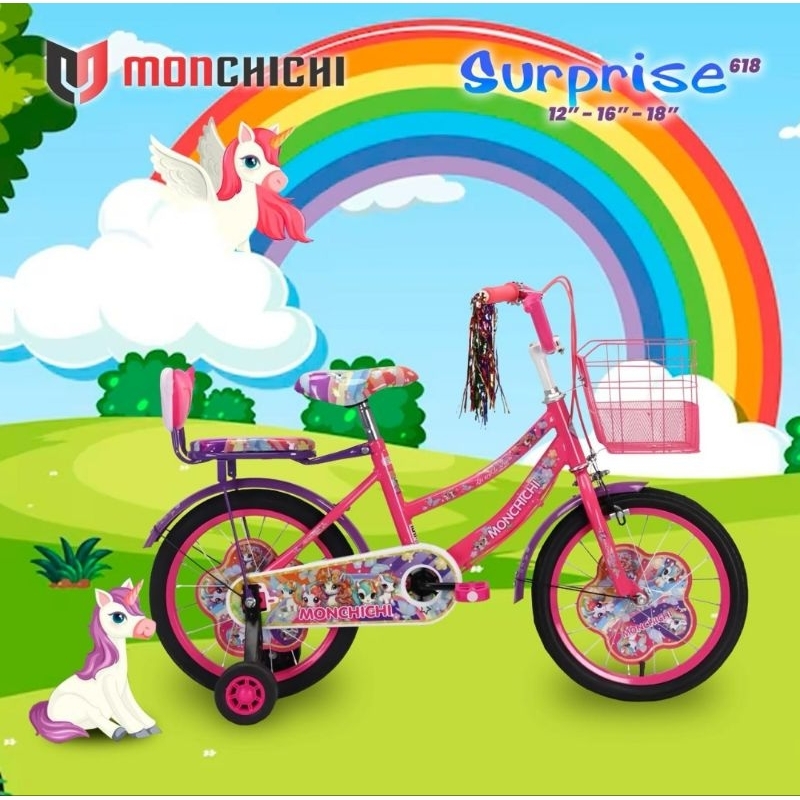 Sepeda Anak mini monchichi 12Inch