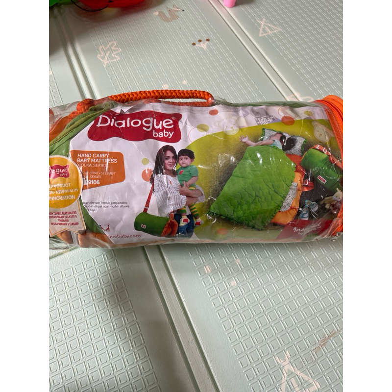 new hand carry baby mattress polka series by dialogue kasur lipat + selimut