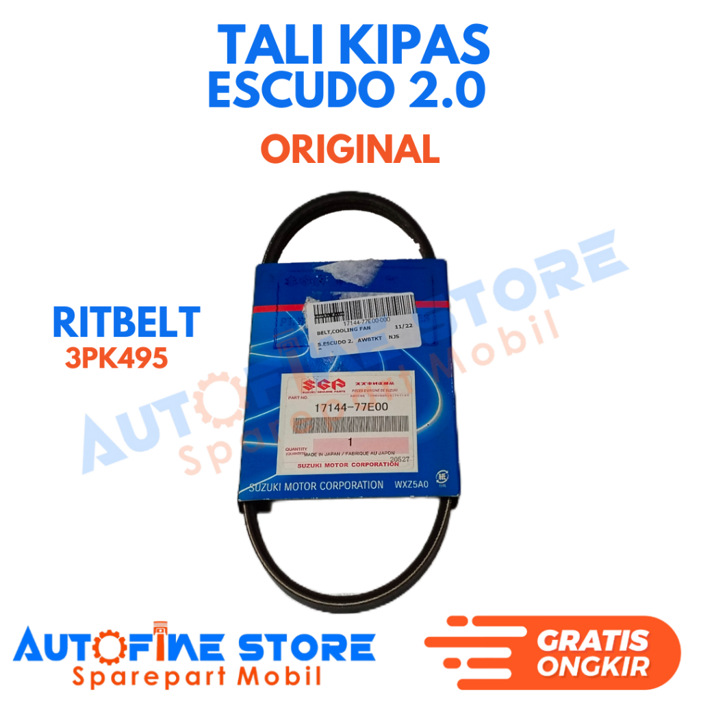 Tali Kipas Ritbelt 3PK495 Original Escudo 2.0