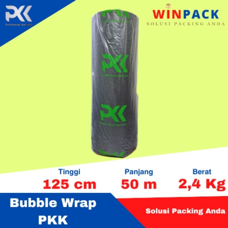 

Bubble Wrap PKK 125cm x 50m 2,4Kg Plastik Bubblewrap HITAM BUBLE EKONOMIS TERMURAH