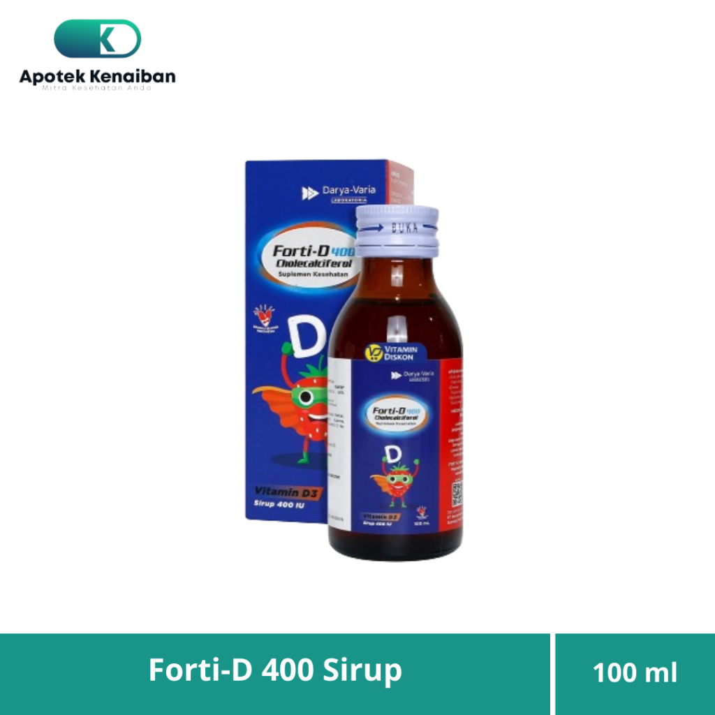 FORTI D VITAMIN 400 IU SIRUP 100 ML / VITAMIN D SIRUP ANAK