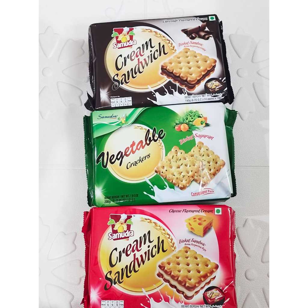 

RB Samudra Crakers biscuit sandwich malaysia isi 10 sahet