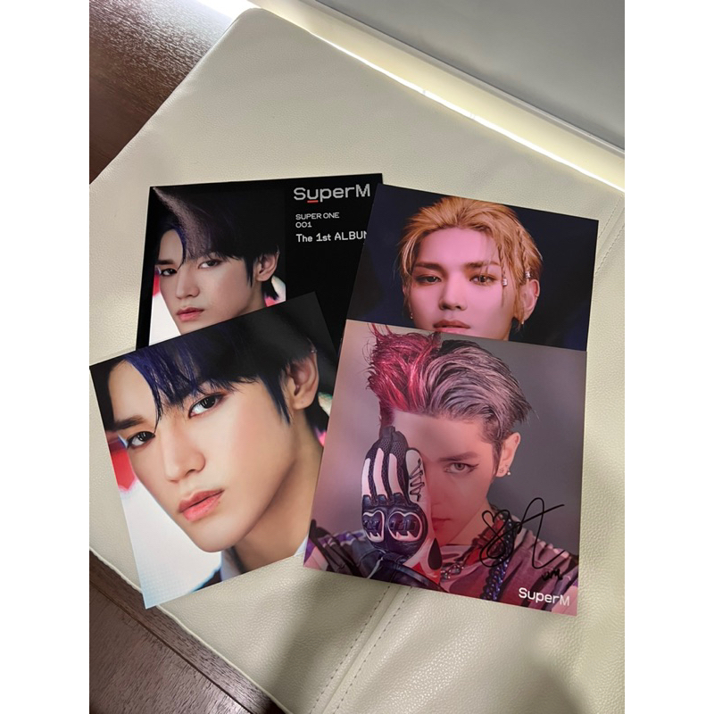 LP Poster Taeyong SuperM Signed