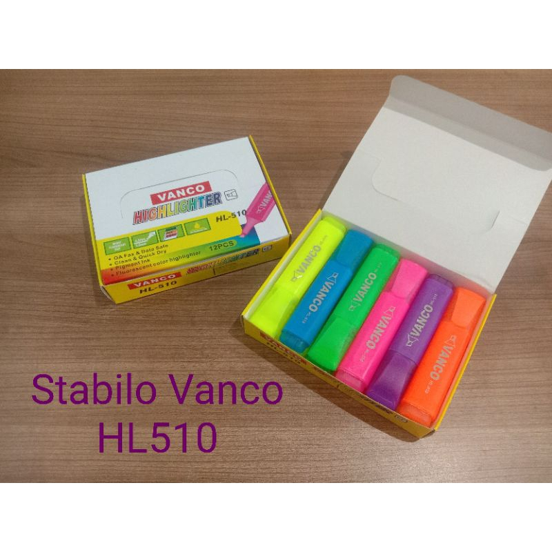 

Stabilo Vanco Warna Terang (1pak isi 12 pcs)