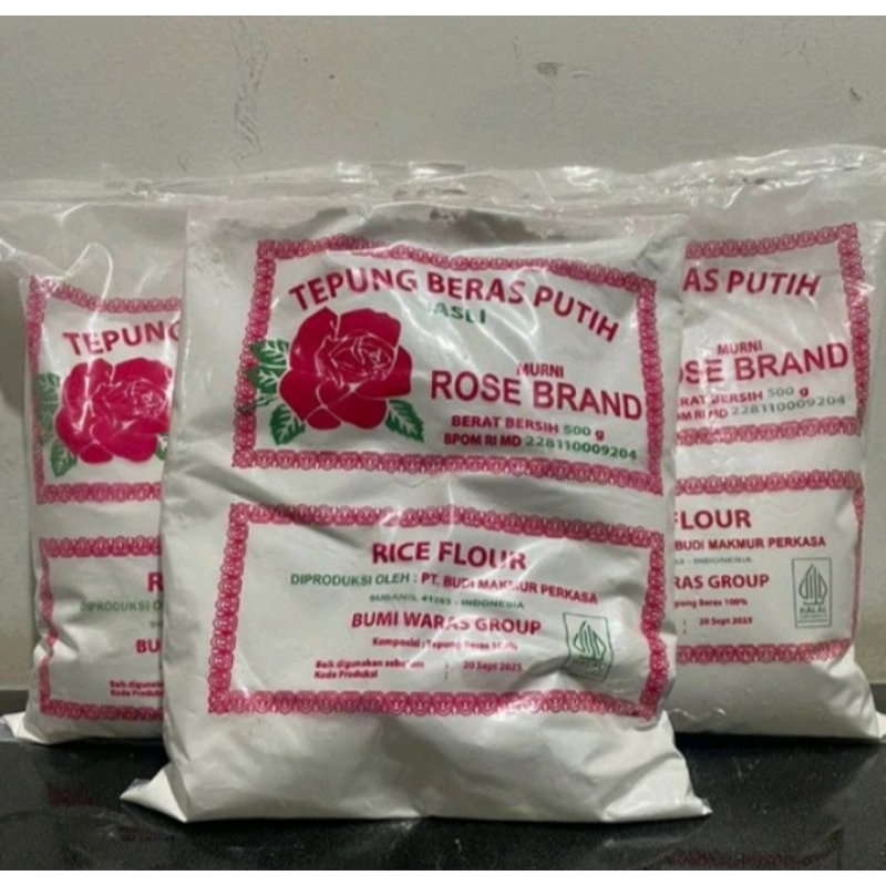 

Tepung putih rose brand 500gr