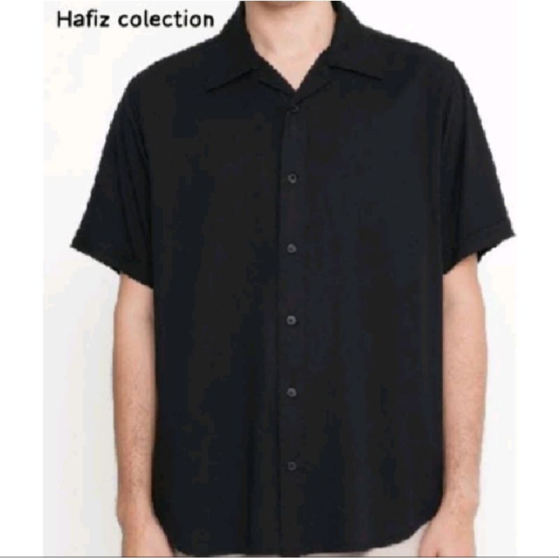 kemeja polos hawai shirt