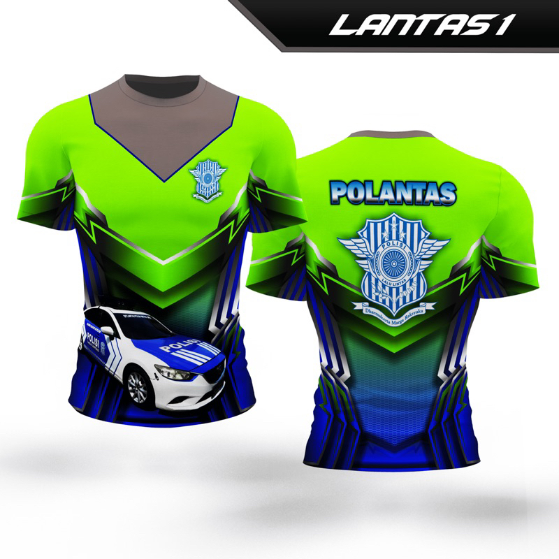 Kaos Jersey POLANTAS Fullprinting / Kaos POLANTAS / jersey polisi / Jersey polisi lalu lintas / Kaos