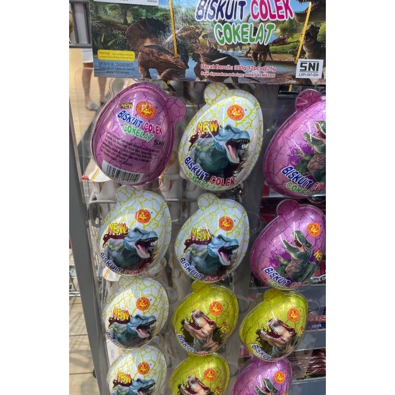

biskuit Snack colek cokelat kemasan telur