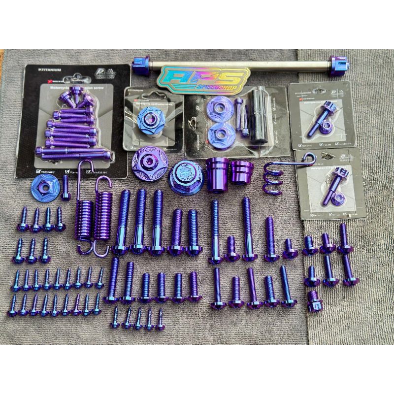 Baut Set Titanium Vario 125-150 Bagian LUAR