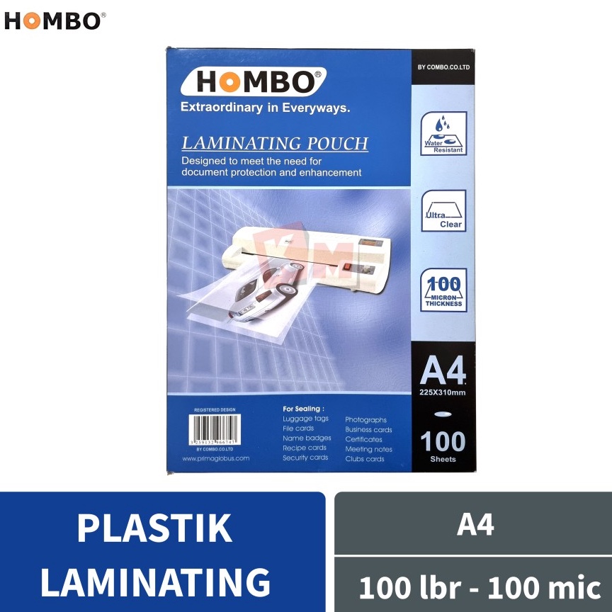 

KODE G68O Plastik Laminating Film Hombo A4 Ukuran A4 1 Micron
