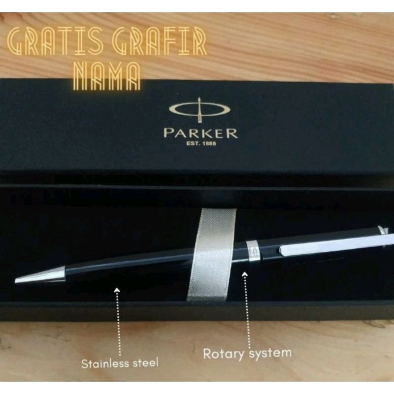 

Bollpoint Parker Sonet Exlusive Gratis Hard Box & Grafir Nama
