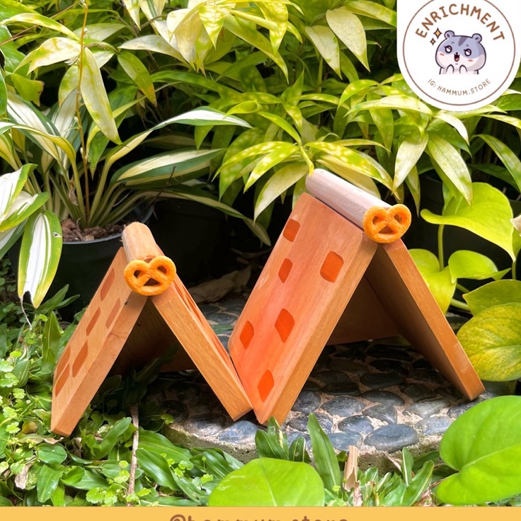 Serba Murah SYRIAN TENDA RUMAH HAMSTER SYRIAN  Syrian Tent  Hamster Hideout  Rumah Hamster Syrian