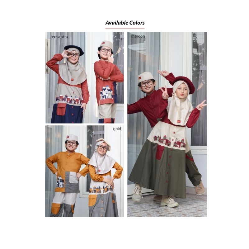 BUSANA MUSLIM ANAK DANNIS || COUPLE DANNIS KIDS || DANNIS ANAK TERBARU