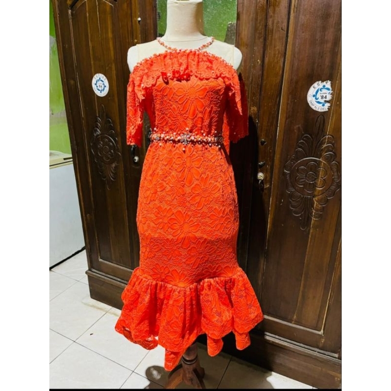 gaun penyanyi / gaun singer / gaun artis / baju penyanyi