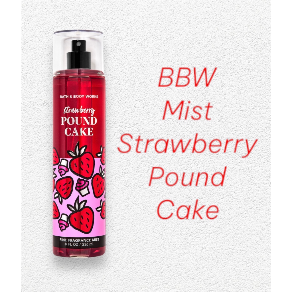 BBW strawberry pound cake body mist