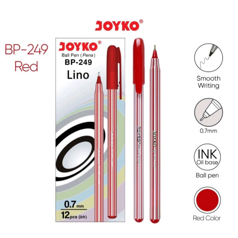 

Pulpen Pena BP-249 Lino 0.7mm ( 1PCS )