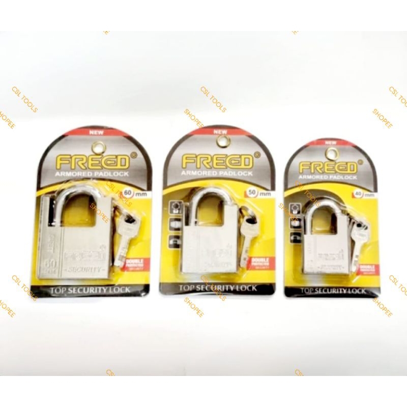 Gembok Jaket Anti Maling 50mm FREED / Gembok Jaket - 50 mm