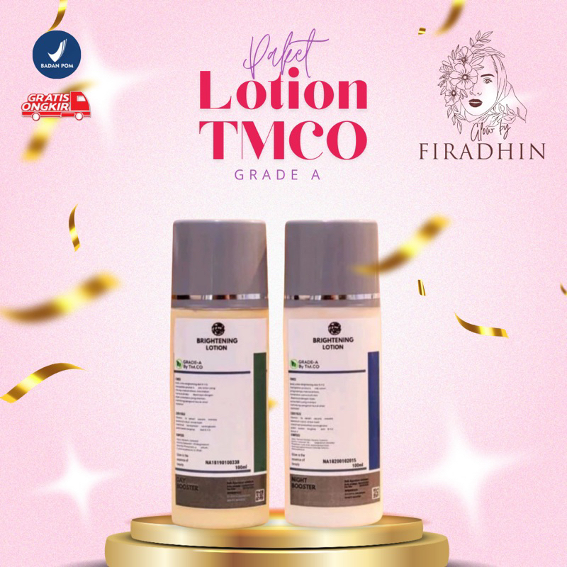 PAKET BODY LOTION GRADE A TMCO / SIANG MALAM