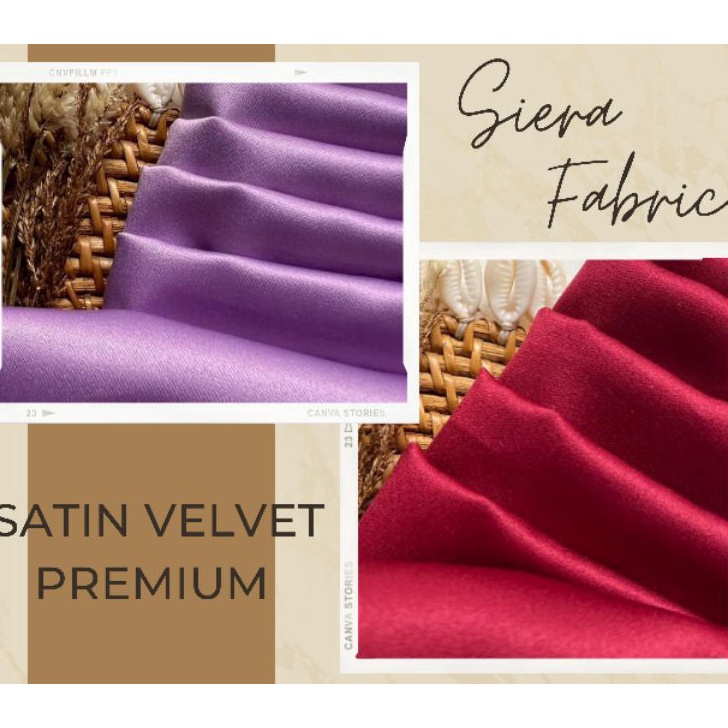 HOT SALE  BUKAN HIJAB  1 meter SATU METER Kain Satin Velvet Cavalli Premium By Roberto Cavalli Premi