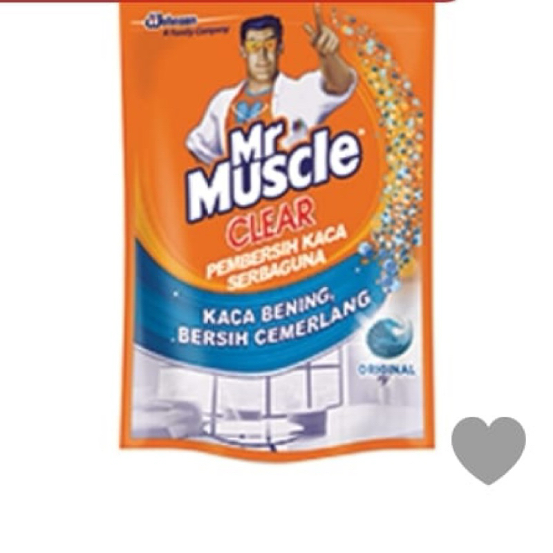 MR Muscle Clear pembersih kaca refill 400ml