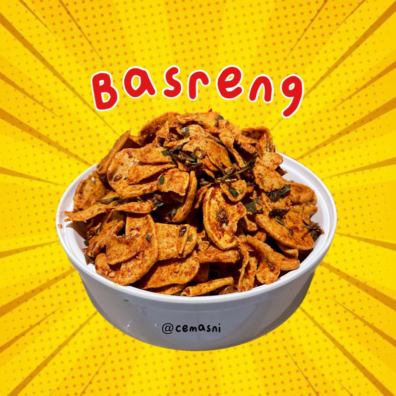 

Basreng Pedas Daun Jeruk | Basreng Original | Basreng 100gr | Basreng Pedas Asin Joewara