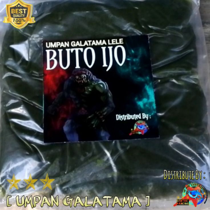 umpan galatama lele BUTO IJO 3g  GENTAK PANCING