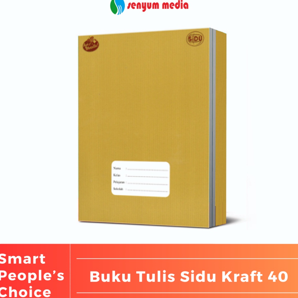 

Masih fresh Buku Tulis Sinar Dunia SIDU Kraft 4 Lembar 1 Pack Isi 1 Buku