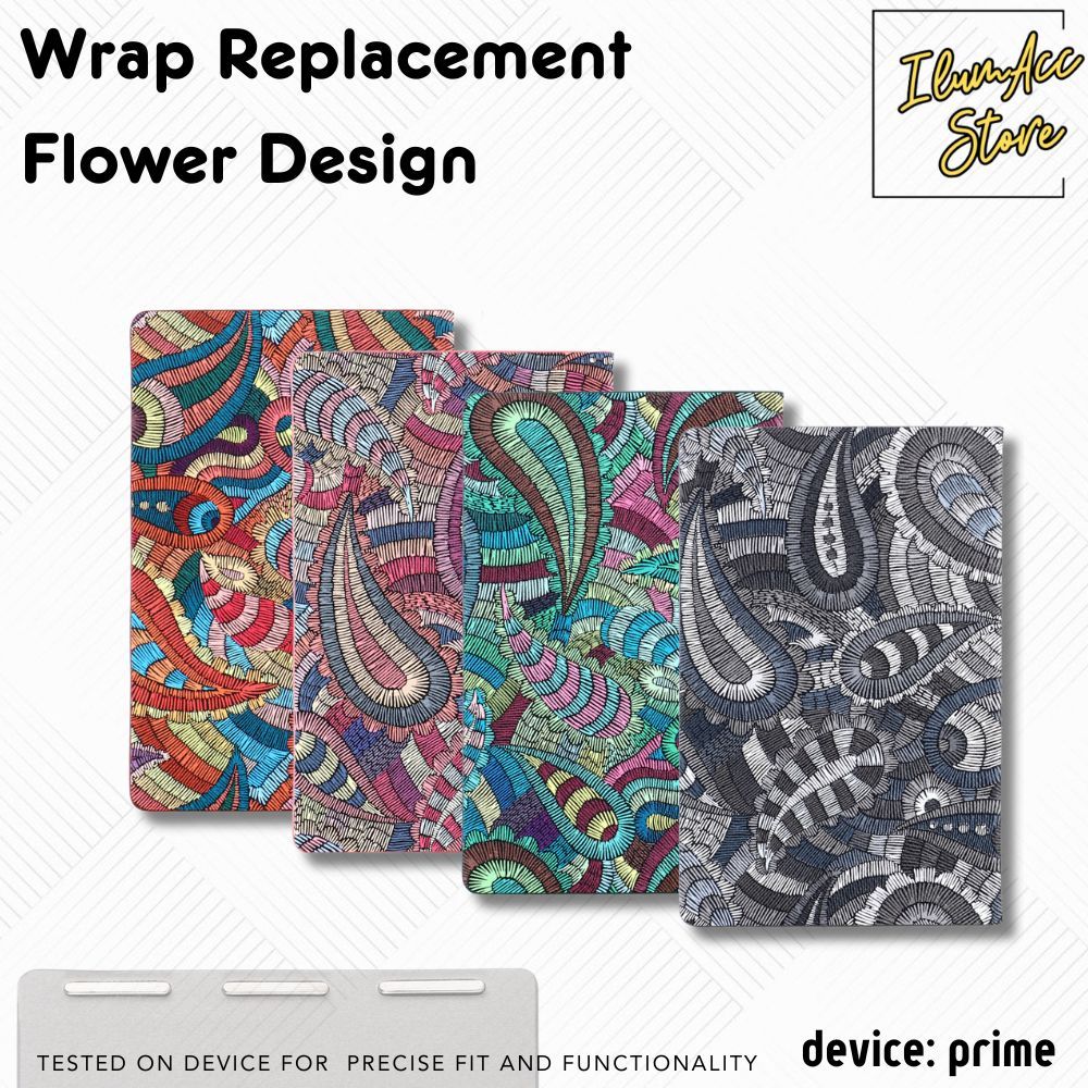 Wrap Case Replacement Flower / Floral Design Accs for x~iluma~prime~x