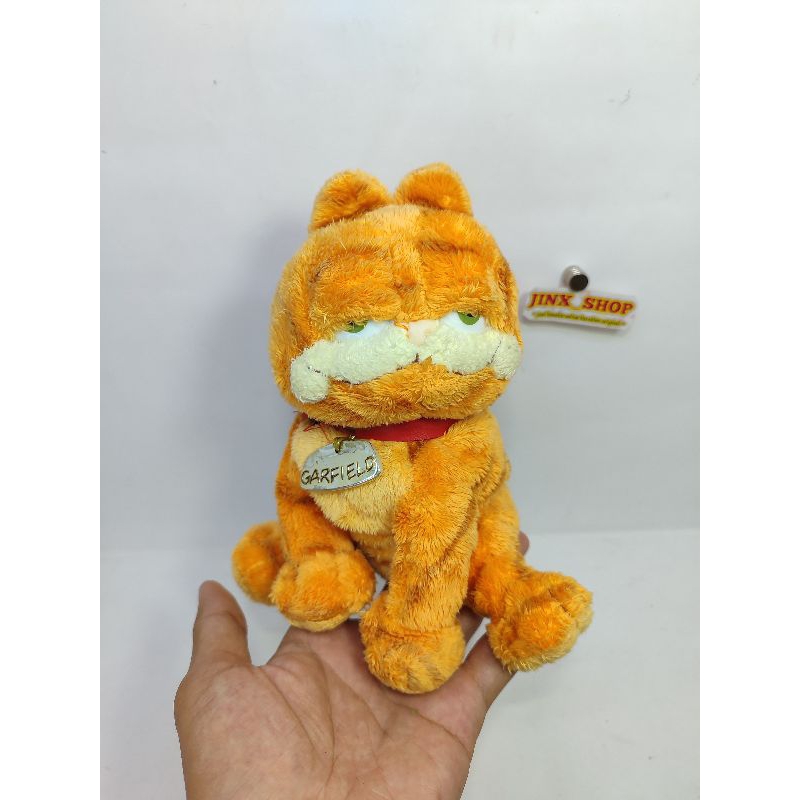 boneka Garfield vintage ty brand original minus warna turun brand pudar
