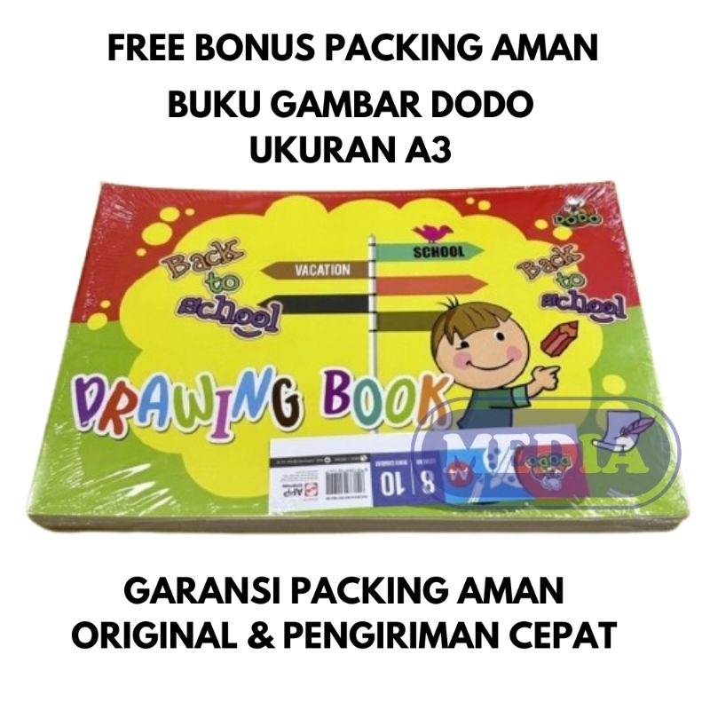 

[Packing Aman] 1 Pack Buku Gambar A3 Dodo Isi 10 Pcs