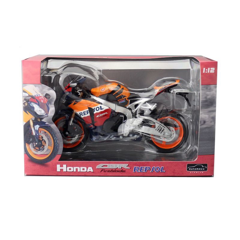 Diecast Miniatur motor Honda CBR repsol 1:12
