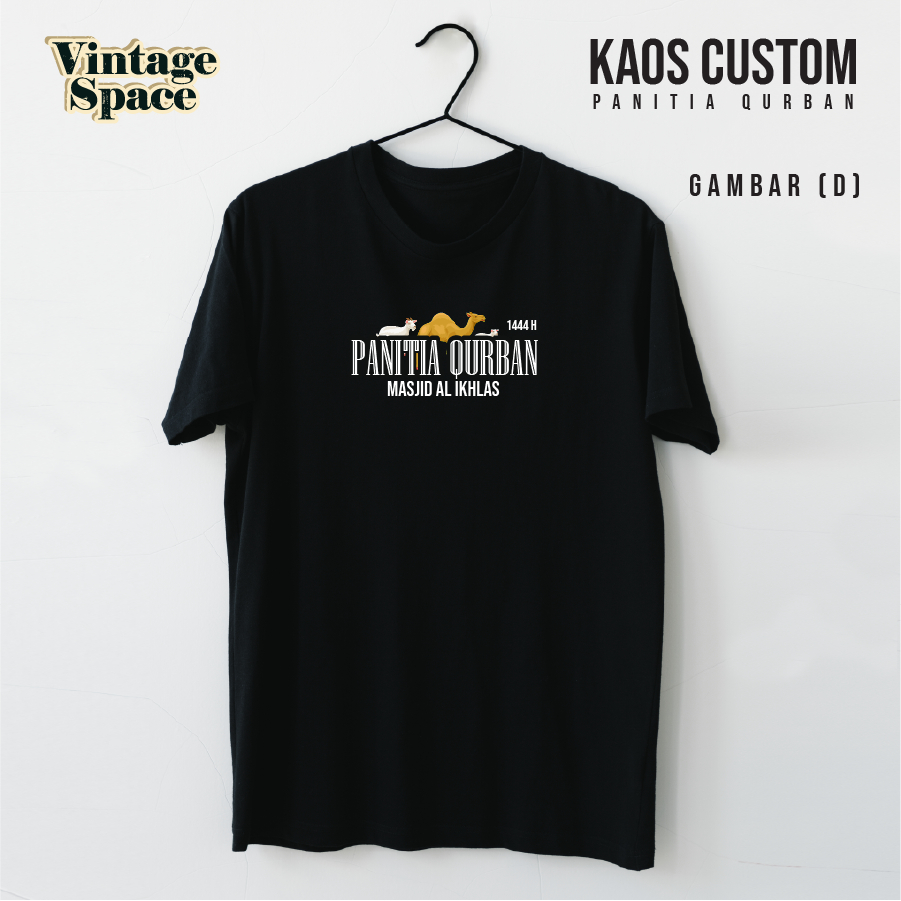 Kaos Kurban Bahan PE Polyester / kaos idul adha