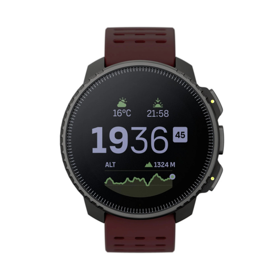 SUUNTO VERTICAL BLACK RUBY SS050865000 Stainless Jam Tangan Smart