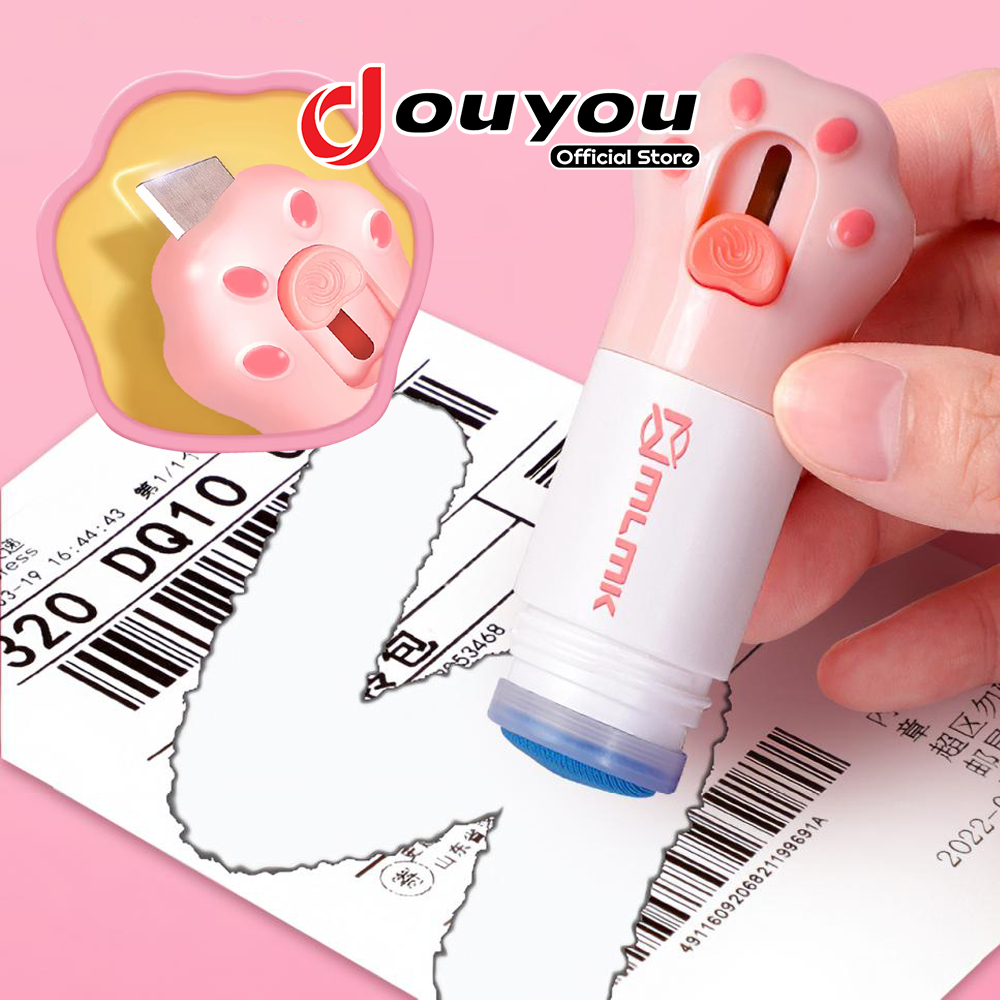 

Penghapus Barcode Tip-Ex Penghilang Informasi Data 2in1 Dengan Cutter Mini Pembuka Paket HM077