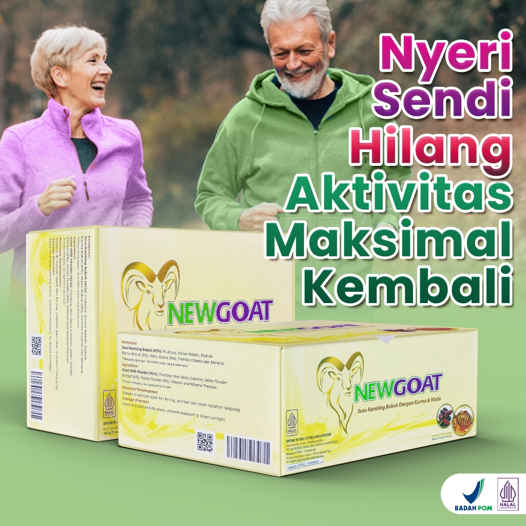 

Newgoat Susu Kambing Kurma Madu Solusi Nyeri Sendi - Original