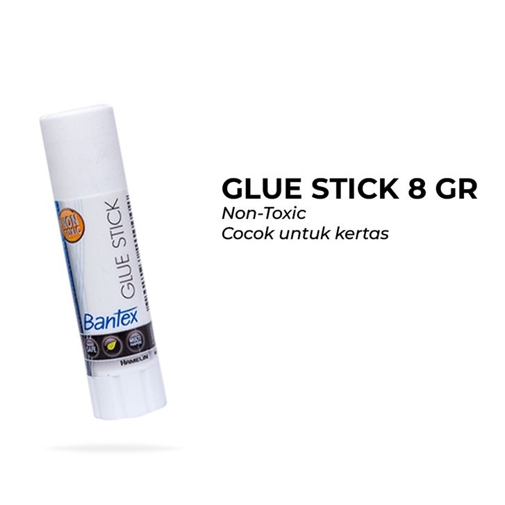 

Lem Stick / Glue Stick / Lem Kertas / Lem Bantex / Lem Stick 8gr / Bantex, Glue Stick 8gr-8210 00
