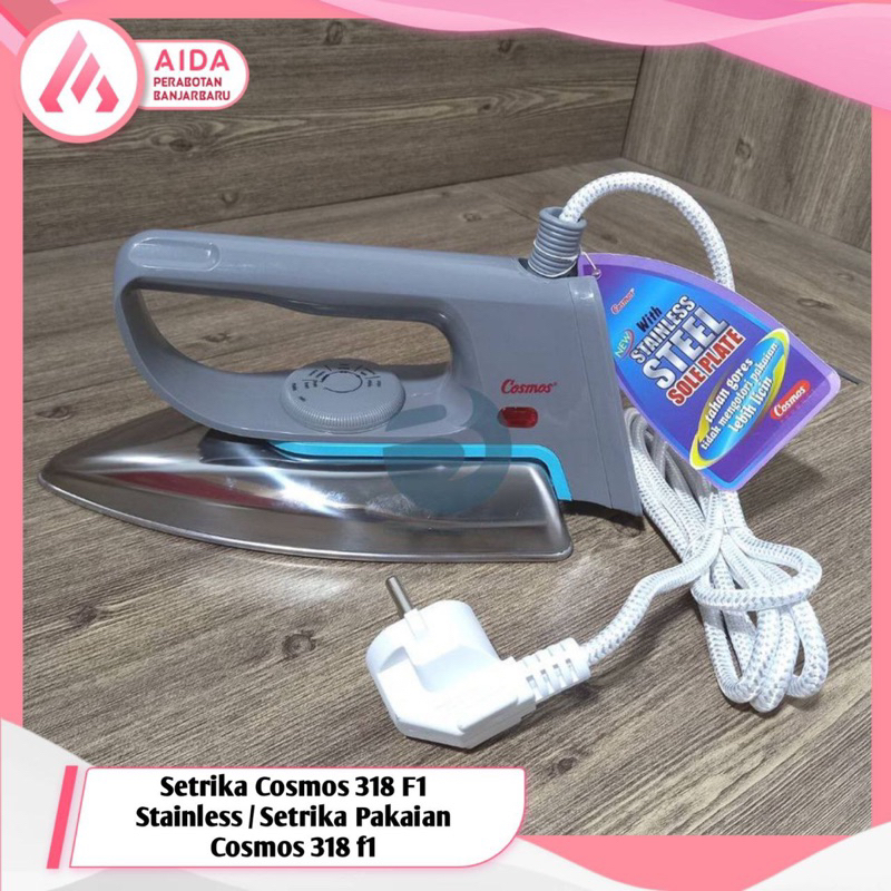 Setrika Listrik Cosmos Stainless Steel CIS 318 F1 / CIS 318 F1 / Iron Cosmos Setrika CIS 318 F1