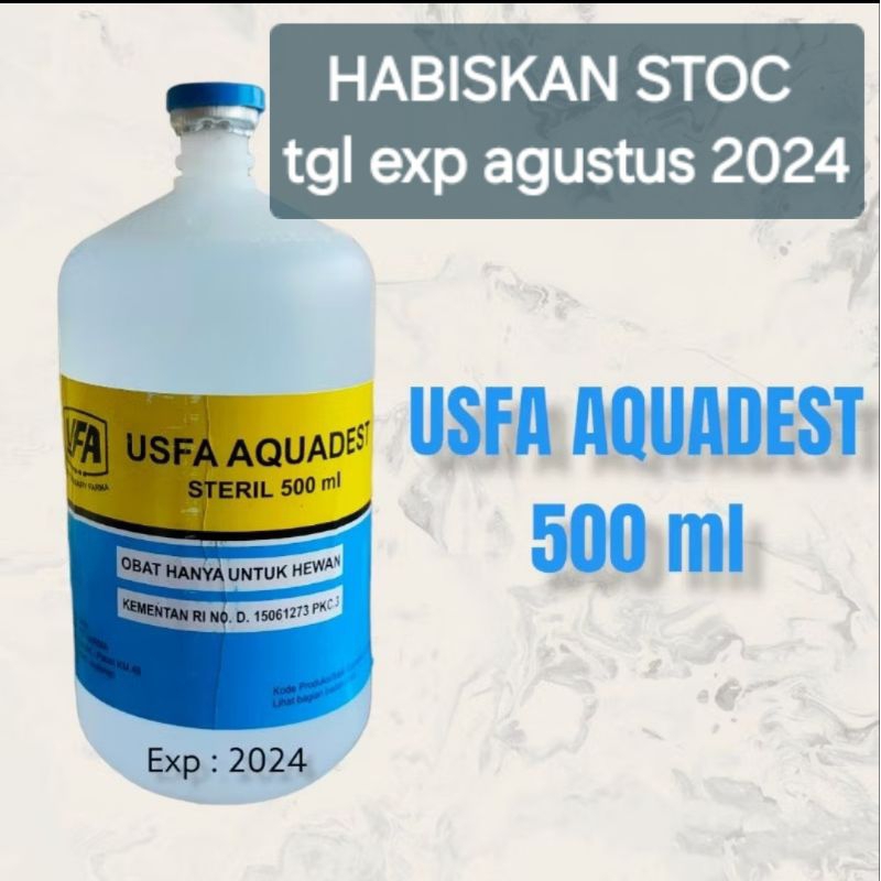 usfa AQUADEST aquades 500 ml