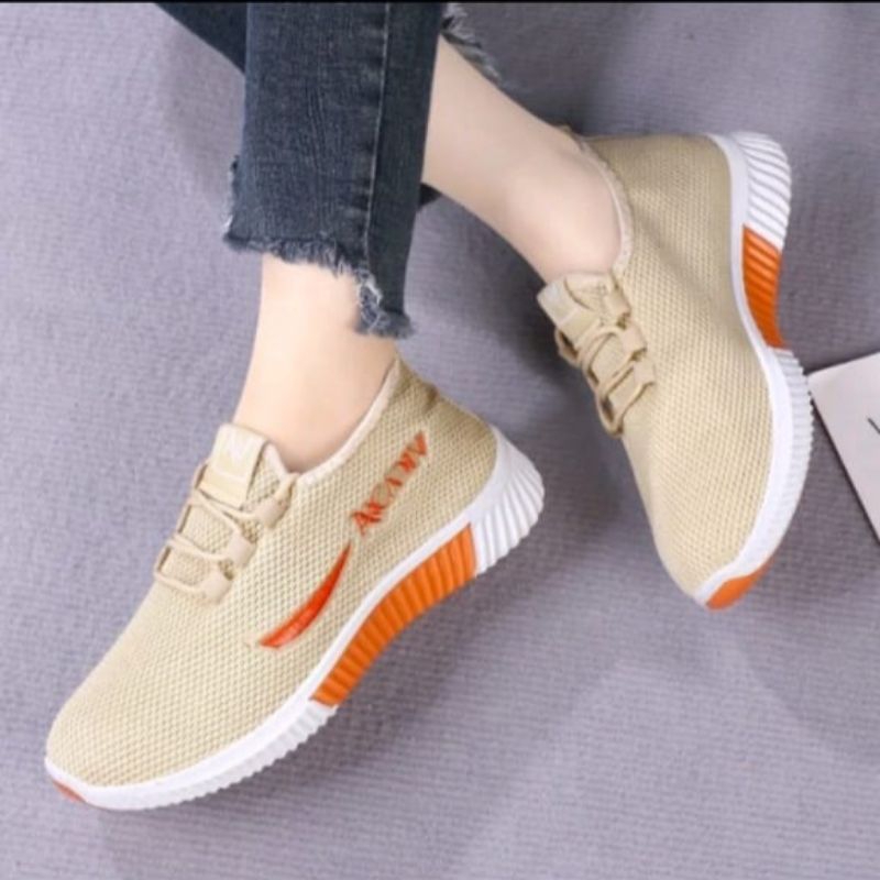 Sepatu Sneakers Wanita Rajut Sport Shoes Sepatu Sport Terbaru