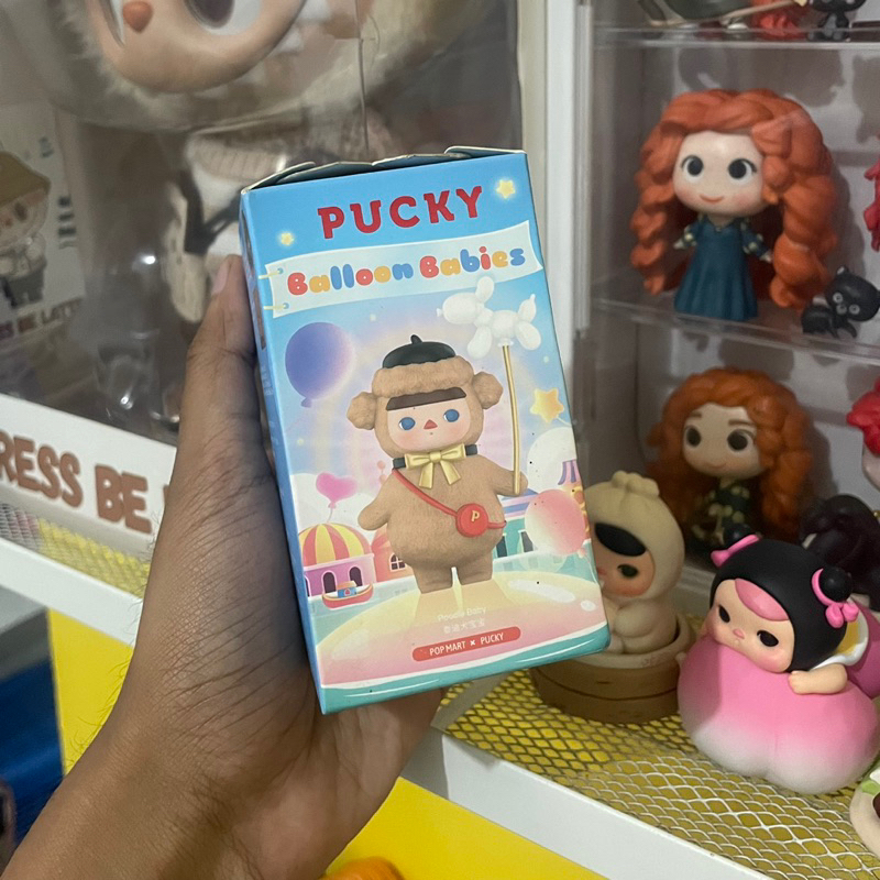 POP MART PUCKY BALLON BABIES PINK ALIEN