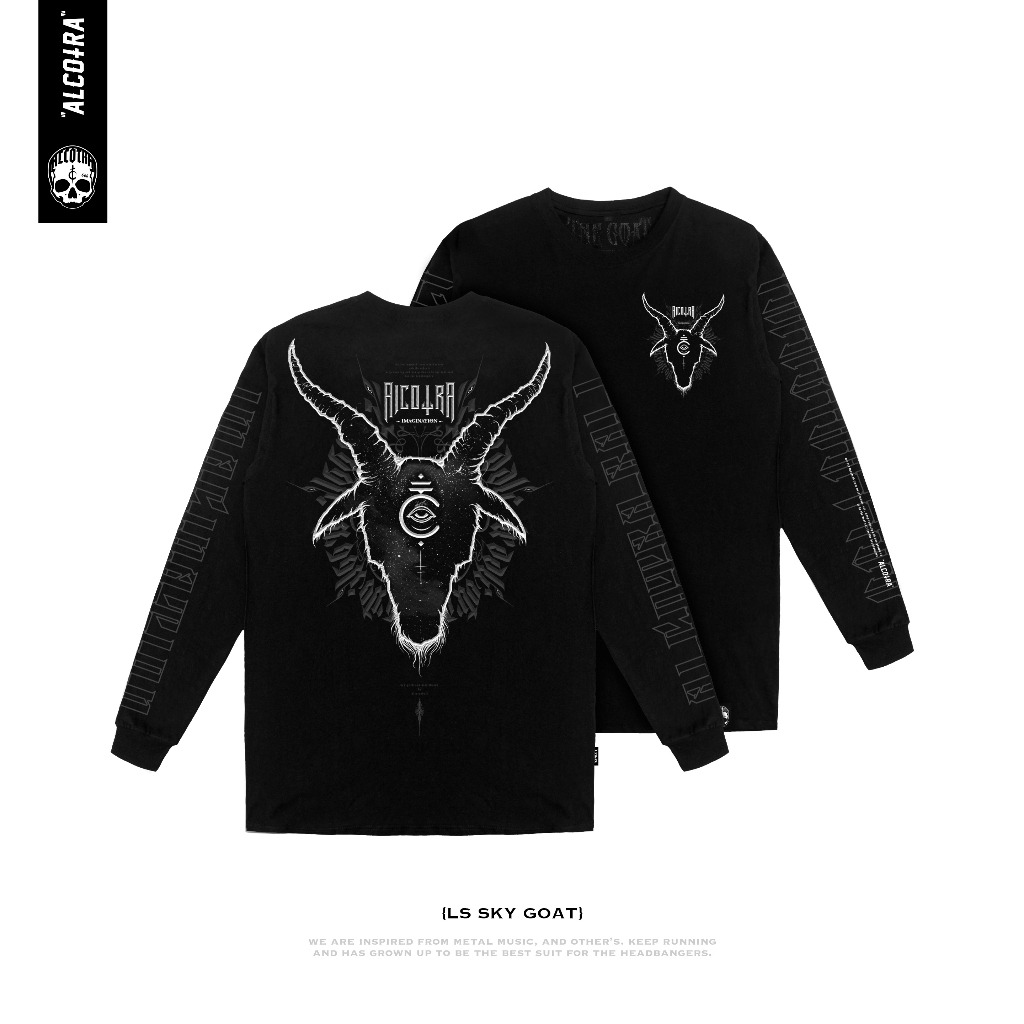 LS SKY GOAT // LONGSLEEVE SKY GOAT // KAOS LENGAN PANJANG ALCOTRA